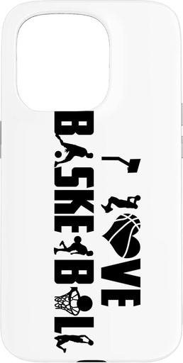 Husa pentru iPhone 15 Pro Baschet Iubesc baschetbalistul