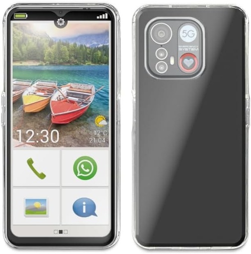 Husa Fixgut(R) compatibila cu Emporia ME.6 / Emporia Smart 6, husa de protectie moale TPU