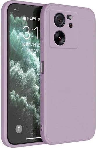 Husa Topme pentru Xiaomi MI 13T / Xiaomi MI 13T Pro (6,67 inchi) Husa, Protector de piele din silicon TPU - iarba violet
