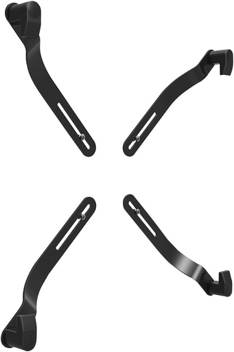 Adaptor DIGITUS VESA 75x75, 100x100 - Pentru monitoare fara suport VESA - Pana la 8 kg - Pana la 30 inchi - Negru