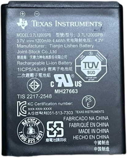 Pachet de baterii Texas Instruments N2BT-BKT-B TI pentru NSPIRECX/CX CAS