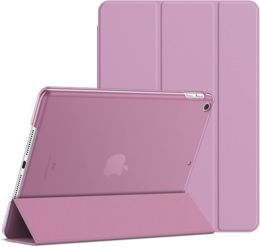 Husa JETech pentru iPad de 9,7 inchi (model 2018/2017, generatia a 6-a/5), husa inteligenta cu repaus/trezire automata (roz)