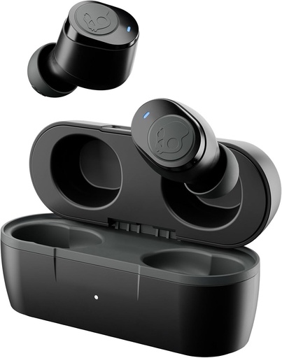 Casti intra-auriculare fara fir Skullcandy Jib True 2 cu microfon, 32 de ore de viata a bateriei, compatibile cu dispozitive iPhone, Android si Bluetooth - negru