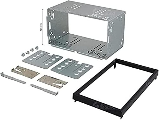 Sistem audio auto Jf Sound 2 din cusca radio auto dimensiune standard cadru metalic universal pentru radio auto cu cadru, cusca dublu din, inaltime 103 mm