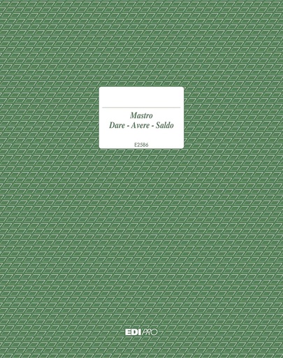 EDIPRO - E2586 - Registrul Debit/Credit/Sold 96 pagini 31x24,5