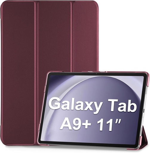 Husa ProCase Galaxy Tab A9+ 11 Pollici 2023, Custodia Galaxy Tab A9 Plus [SM-X210/X215/X216/X218], Smart Cover per Galaxy Tab A9+ Ultra Sottile Leggero -Vino