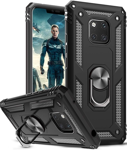 Husa LeYi pentru Husa Huawei Mate 20 Pro pentru Telefon Mobil, Husa Militara de 360 ​​de grade Husa Protectie TPU pentru Husa Huawei Mate 20 Pro Huse pentru Telefon Mobil Negru