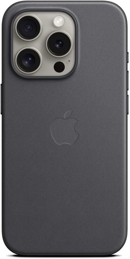 Husa cu tesatura fina Apple iPhone 15 Pro cu MagSafe - neagra
