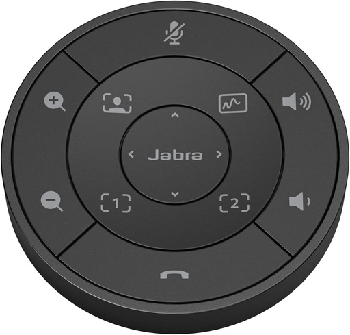 Telecomanda Jabra PanaCast 50 - Telecomanda simpla pentru bara video PanaCast 50 - Telecomanda all-in-one pentru operare usoara in camera - cu control al volumului - Negru, 8220-209
