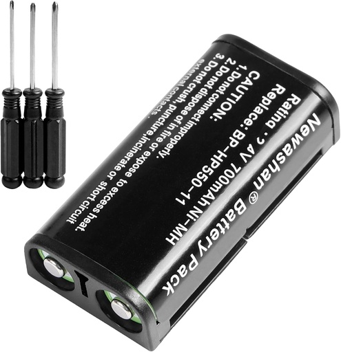 NEWASHAN Akku BP-HP550-11, compatibil cu Sony MDR-RF855RK MDR-PF970RK MDR-RF811RK MDR-RF4000 MDR-RF810R MDR-RF925 MDR-RF540R MDR-RF800R 700 mAh Ni-MHkl H Akku V Akku 2,4 V. Surubelnita