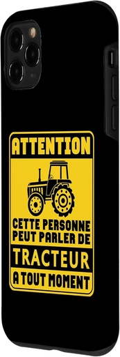 Husa pentru iPhone 11 Pro Tractor Can Talk Tractor Farmer Rancher Funny