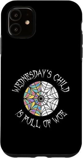 Husa pentru iPhone 11 Wednesday's Child Full of Wee Trendy Popular Fereastra rotunda