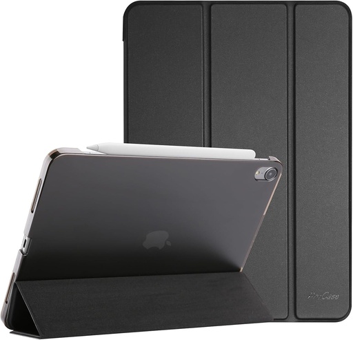 Husa ProCase pentru iPad Air 11 inchi M2 2024 iPad Air 6/ iPad Air a 5-a generatie 2022/ iPad Air a 4-a generatie 2020 10,9 inchi, 11 inchi Husa de protectie iPad Air (M2) pentru iPad Air 11/ Air 6/5/4 - neagra