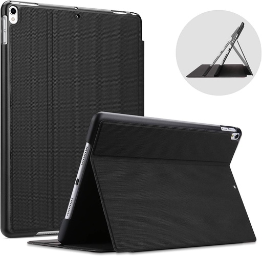 Husa ProCase Book Cover pentru iPad Air (a treia generatie) 10,5 inchi 2019 / iPad Pro 10,5", Husa pliabila de protectie usoara Urban Folio Husa inteligenta - neagra