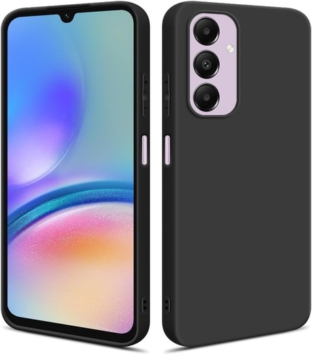 Husa HSP pentru Samsung Galaxy A05s [rezista la praf] Husa de protectie din silicon TPU premium | Rezistent la soc | Protector pentru ecran si camera | Husa mat perfect Fit | Negru