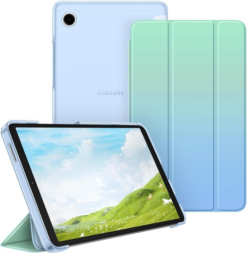 Husa FINTIE pentru Samsung Galaxy Tab A9 8.7 inch 2023 (SM-X110/X115/X117), husa transparenta mata Husa de protectie subtire usoara pentru Galaxy Tab A9 8.7, Coastal Shadow