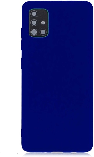 husa cuzz Samsung Galaxy A41+{1 bucati de protectie pentru ecran din sticla securizata}Carcasa TPU din silicon moale, flexibila, de culoare uni, subtire, ultra-usoara, anti-alunecare {rosu}