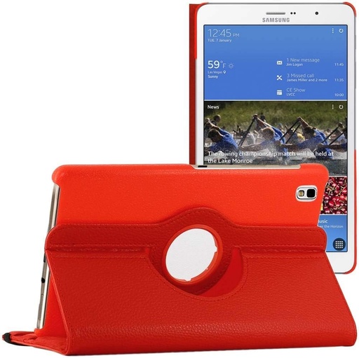 ebestStar - Husa pentru Samsung Galaxy Tab Pro 8.4 SM-T320, husa rotativa 360, husa de protectie din piele PU, rosu