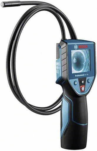 Camera de inspectie Bosch Professional GIC 120 (lungime cablu: 120 cm, ecran: 2,7'', 4x baterii AA, in ambalaj de carton)