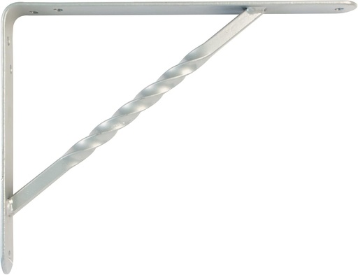 Amig - Suport raft de perete | Suporturi robuste din otel | Instalare usoara | Ideal pentru casa si birou | Max. Greutate 225 kg, gri metalic, 250 x 200 mm, aliaj de otel