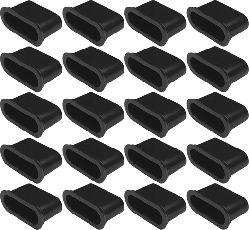 cyclingcolors 20x Capac suport din plastic pentru lamele de 38 mm Bucsa sipci pat Balancella plasa neagra
