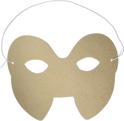 Decopatch AC456O Masca Carnaval Bufnita pentru copii din carton papier-mache maro