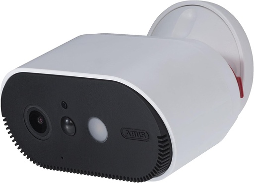 Camera suplimentara pentru baterie ABUS WLAN (PPIC90520) - camera de supraveghere complet wireless, premiata, cu notificare push in caz de alarma de miscare, imagini color chiar si pe timp de noapte si acces prin aplicatie