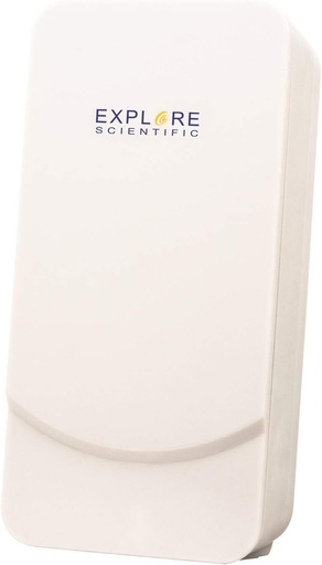 Senzor de temperatura si umiditate fara fir Explore Scientific ST1003H, montare pe perete sau pe masa, alb