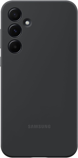 Husa SAMSUNG din silicon moale, colorata, pentru Galaxy A55 5G, neagra