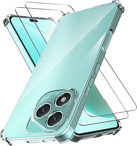 Husa de telefon Anoowkoa pentru Motorola Moto Edge 60 Fusion 5G [Husa de telefon transparenta din silicon] [Rezistenta la socuri si zgarieturi] Husa de protectie subtire si transparenta din TPU