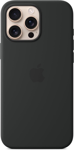 Husa Apple Custodia MagSafe din silicon pentru iPhone 16 Pro Max - Negru