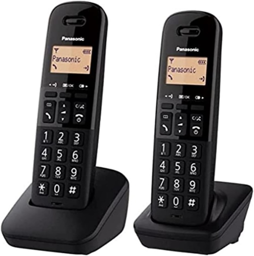 Telefon fix fara fir Panasonic (Wireless) Duo - KX-TGB612FRB - Negru