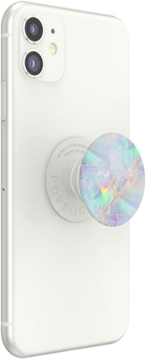 PopSockets PopGrip - Baza extensibila si grip pentru smartphone-uri si tablete cu capac interschimbabil - Opal