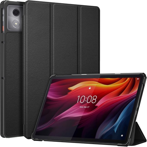 Husa Fintie pentru Lenovo Tab K11 Plus 11.45 inch 2024 (TB352FU), Husa de protectie ultra subtire din piele ecologica cu functie automata de oprire/trezire si suport, Negru